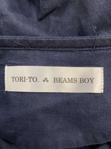 商品画像：長袖ワンピース/36/コットン/NVY/13-26-0813-702 3