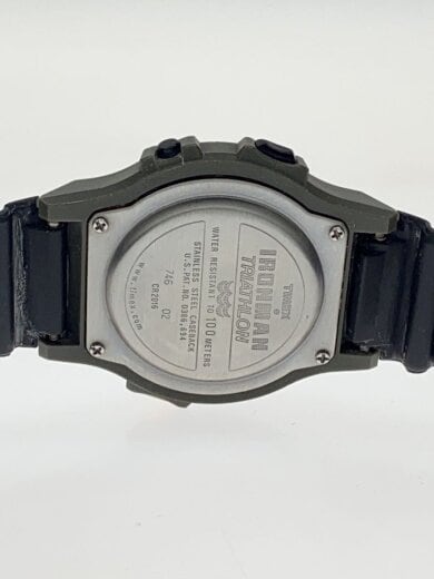 商品画像：クォーツ腕時計/デジタル/ラバー/BLK/GRY// 3