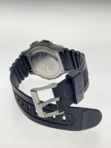 商品画像：クォーツ腕時計/デジタル/ラバー/BLK/GRY// 4