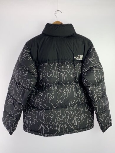 商品画像：ダウンジャケット/L/ナイロン/BLK/総柄/ND92336 2