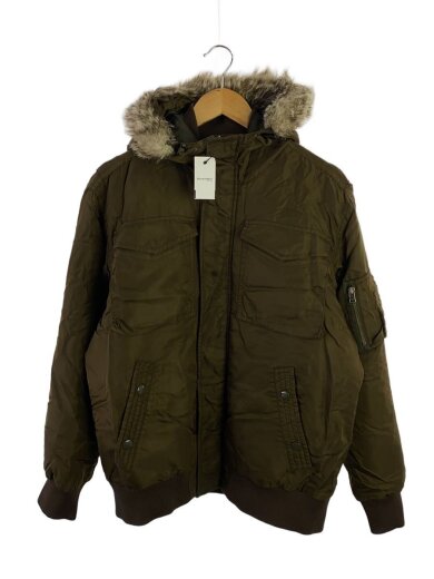 商品画像：フライトジャケット/L/ナイロン/BRW/JR-MJ-LW-2068 1