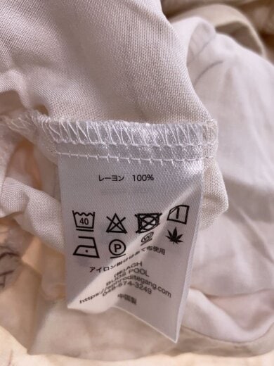 商品画像：軍鶏/長袖シャツ/L/レーヨン/BEG/総柄 4