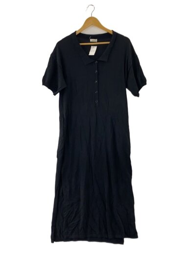 商品画像：ポロワンピース/XS/レーヨン/BLK/581-7260010// 1