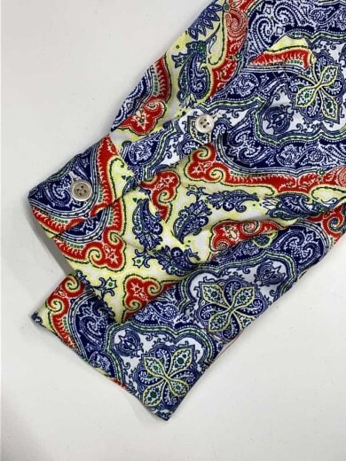 商品画像：19SS/長袖シャツ/0/ポリエステル/マルチカラー/総柄/19SS-B-BL08 5