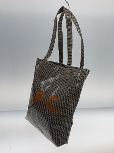 商品画像：TOTE LOU 22A/トートバッグ/PVC/GRY/チェック 2