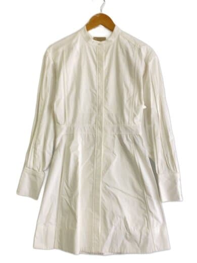 商品画像：長袖ワンピース/6/コットン/WHT/8007308// 1
