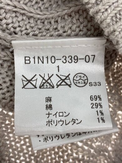 商品画像：カーディガン(薄手)/1/リネン/GRY/B1N10-339-07 4