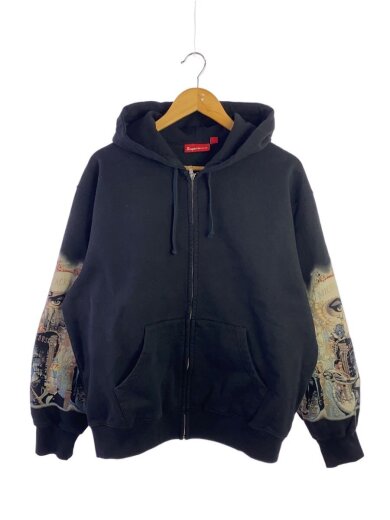 商品画像：Dangerous Zip Up Hooded Sweatshirt/ジップパーカー/M/コットン/BLK// 1