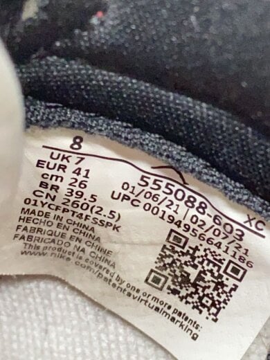 商品画像：AIR JORDAN 1 RETRO HIGH OG_エアジョーダン1 レトロ ハイ OG/26cm/WHT 5