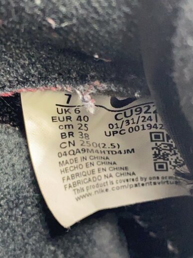 商品画像：AIR FORCE 1 LOW/エアフォース 1 ロー/ブラック/CU9225-001/25cm/BLK 5