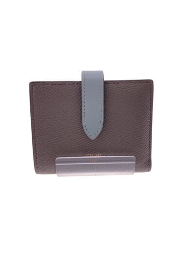 商品画像：スモール ストラップ ウォレット/2つ折り財布/GRY/レディース// 1