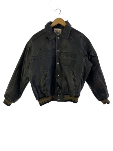 商品画像：VARISTY LEATHER GOALERS/ジャケット/M/牛革/BLK/783-5250008 1