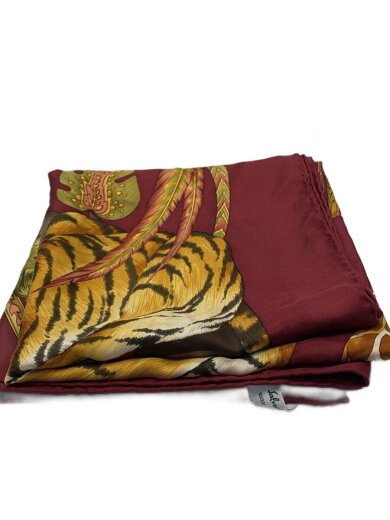 商品画像：スカーフ/シルク/BRD/総柄/レディース 1