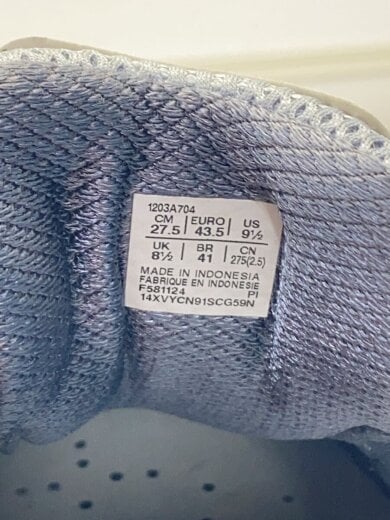 商品画像：ローカットスニーカー/27.5cm/GRY/F581124 5