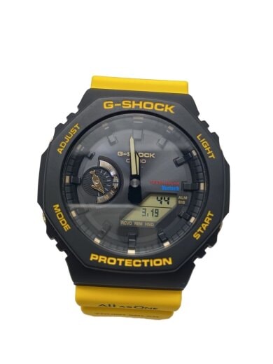 商品画像：ソーラー腕時計_G-SHOCK/デジアナ/ラバー/BLK/YLW 1