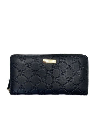 商品画像：長財布/レザー/BLK/総柄/レディース/493075 1