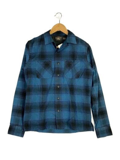 商品画像：プラッドコットンウールキャンプシャツ/長袖シャツ/XS/コットン/BLU/チェック/782754442001// 1