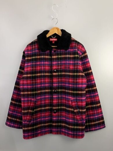 商品画像：Plaid Car Coat/25AW/L/ポリエステル/PNK/チェック// 1