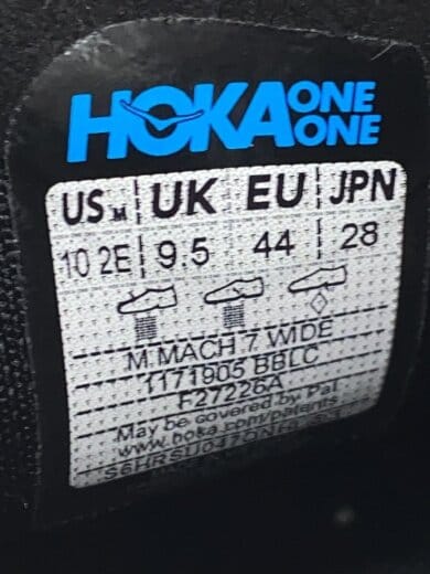 商品画像：MACH 7 WIDE/ローカットスニーカー/28cm/BLK/1171905 5