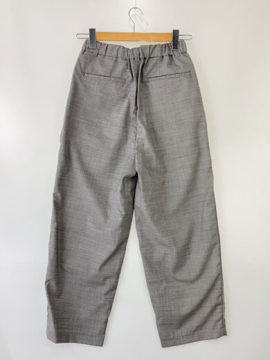 商品画像：TROPICAL CHECK TAPERED BOLD PANTS/1/ウール/GRY/千鳥格子 2