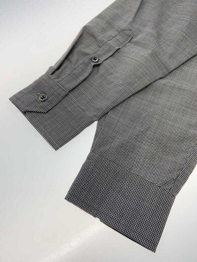 商品画像：長袖シャツ/1/ウール/GRY/千鳥格子/SPNT-260028 5
