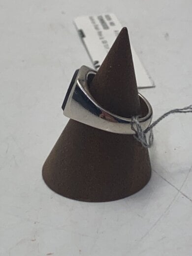 商品画像：Cushion Black Onyx/g 50/リング/SV925/10号/SLV/メンズ 2