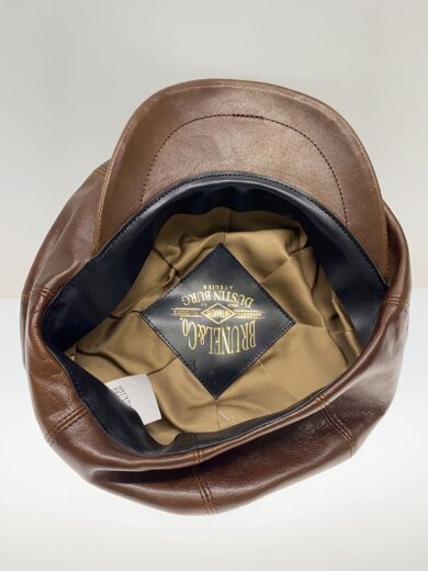 商品画像：BRUNEL&CO/ヘッドウェア/--/レザー/BRW/メンズ// 4