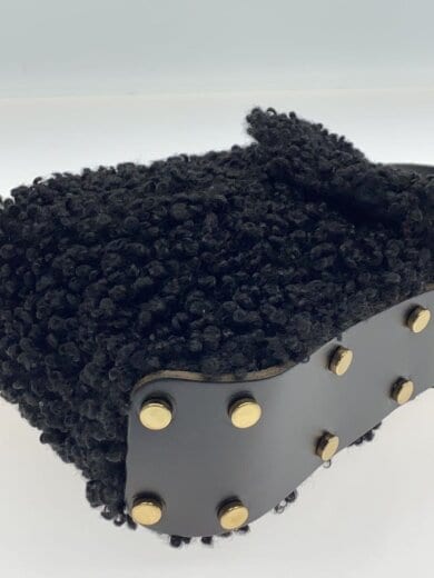 商品画像：エコファーコンビハンドハンドバッグ/--/BLK// 6