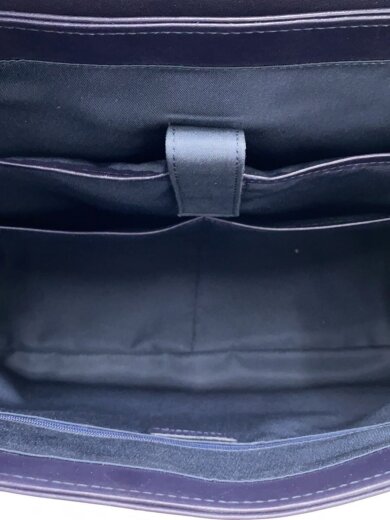 商品画像：BLUE SINCERE/トートバッグ/レザー/NVY 6