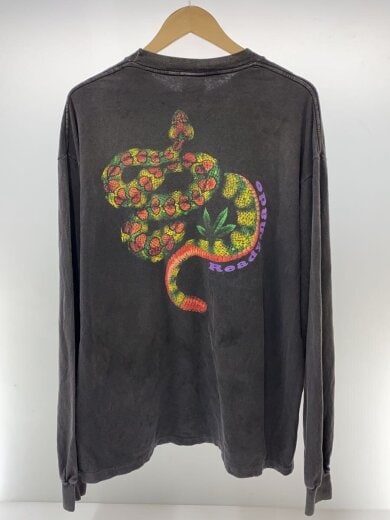 商品画像：長袖Tシャツ/XL/コットン/BLK/プリント/RE-CO-BK-00-00-282 2