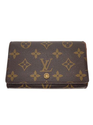 商品画像：ポルト・モネ・ジップ_モノグラム・キャンバス/PVC/BRW/モノグラム/レディース// 1