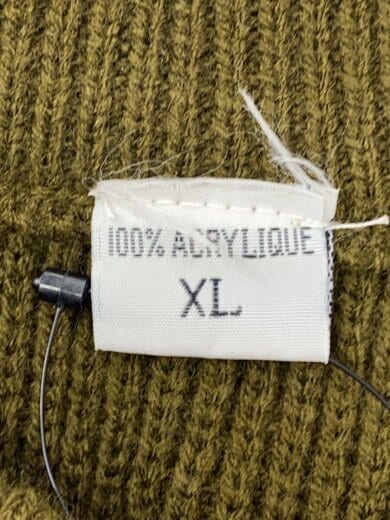 商品画像：ニット・セーター(厚手)/XL/アクリル/KHK 3