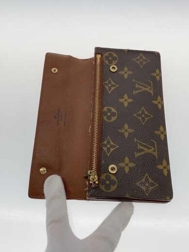 商品画像：ポルト・フォイユ・アコルディオン/モノグラム/長財布/レザー/BRW/総柄/メンズ 4