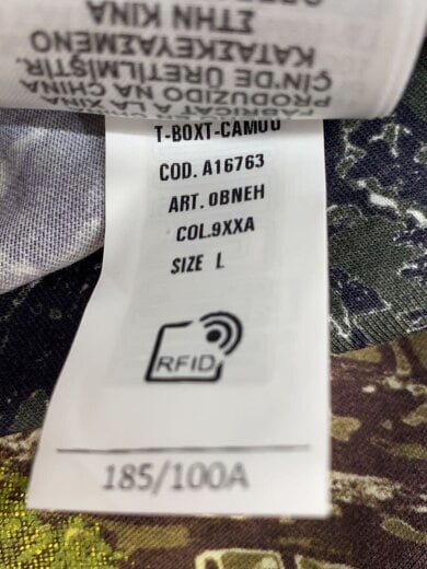 商品画像：Tシャツ/L/コットン/マルチカラー/総柄 4