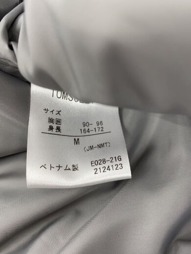 商品画像：ダウンジャケット/M/ナイロン/GRY/無地/TOMSJL27 4