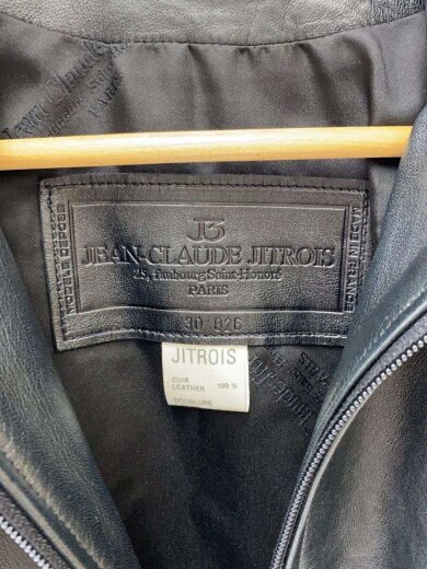 商品画像：JEAN CLAUDE JITROIS/レザージャケット・ブルゾン/--/レザー/BLK/無地 3