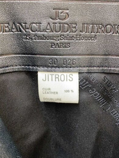 商品画像：JEAN CLAUDE JITROIS/レザージャケット・ブルゾン/--/レザー/BLK/無地 4