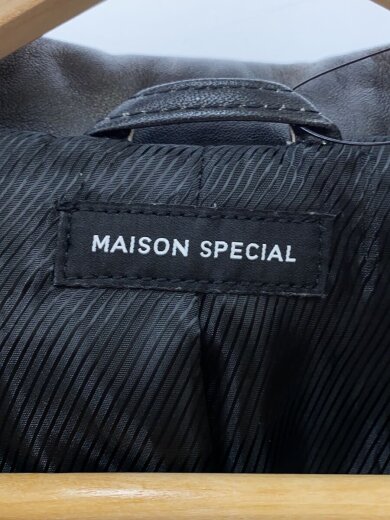 商品画像：Leather Tailored Jacket/FREE/羊革/BLK/無地/21242115204 3