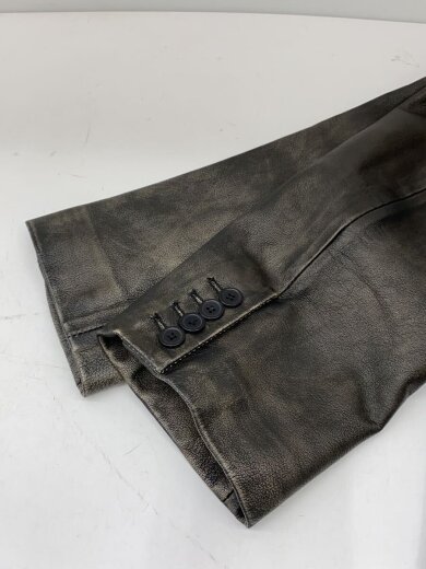 商品画像：Leather Tailored Jacket/FREE/羊革/BLK/無地/21242115204 6
