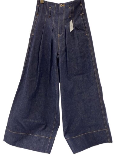 商品画像：ワイドパンツ/0/デニム/IDG/無地/CYJ-P002 1