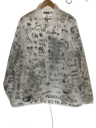 商品画像：ジャケット/XL/ナイロン/WHT/総柄// 1
