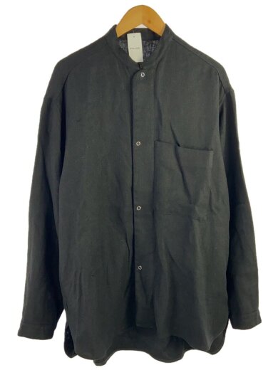 商品画像：LOOMER/長袖シャツ/2/リネン/BLK/PR21SS-SH057 1