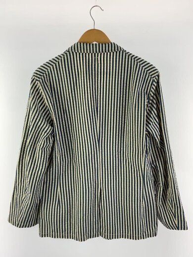 商品画像：テーラードジャケット/38/コットン/NVY/ストライプ/KS7SJK11 2