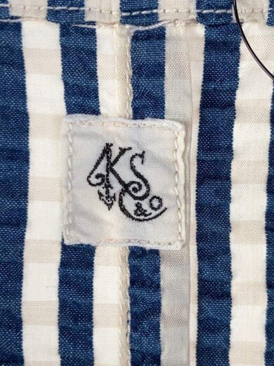 商品画像：テーラードジャケット/38/コットン/NVY/ストライプ/KS7SJK11 3