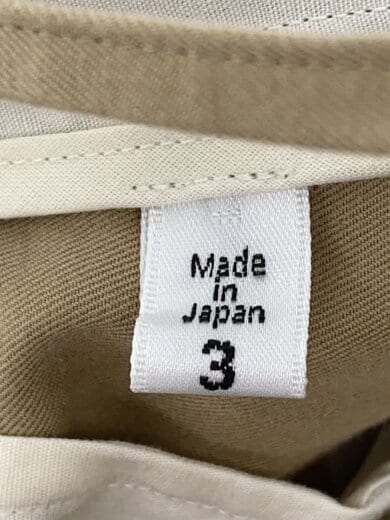 商品画像：ストレートパンツ/3/コットン/BEG/無地/BHS23F017// 5