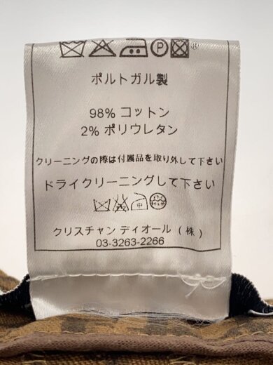 画像：Christian Diorトロッター/スラックスパンツ/40/コットン/BRW/総柄/5H120443405
