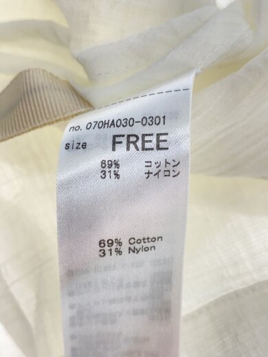 商品画像：長袖ブラウス/FREE/コットン/WHT/070HA030-0301 4