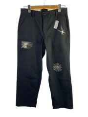 good luck to you/ストレートパンツ/--/--/BLK