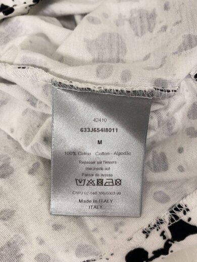 商品画像：Tシャツ/M/コットン/WHT/総柄/633J654l8011// 4
