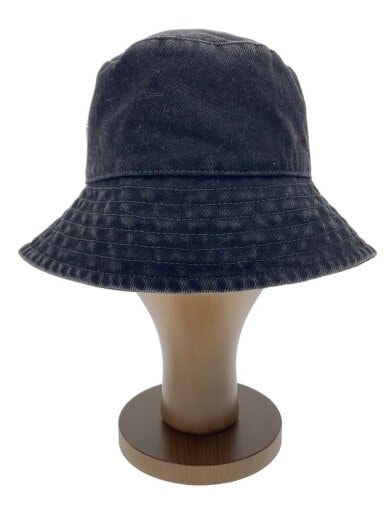 商品画像：バケットハット/S/デニム/BLK/メンズ 1